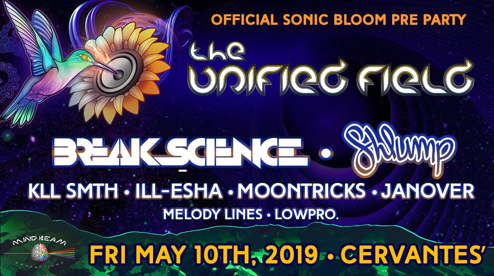SONIC_BLOOM's tweet image. See u at the official #Denver pre-party #TheUnifiedField
May 10th at @CervantesDenver

bit.ly/The_Unified_Fi…

@breakscience @shlumpbass @kLLsMTHmusic @ill_esha @JamieJanover @moontricksmusic @melodylines #LowPro.