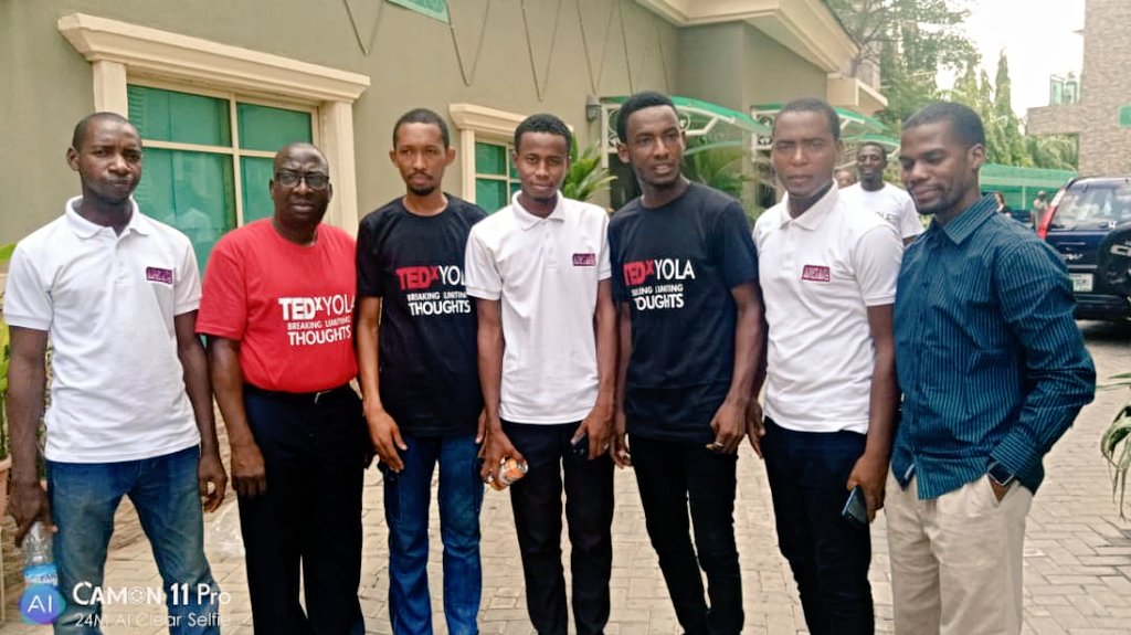 ajisaq's tweet image. AJISAQ Team @TedxYola today. #TedxYola #Tedx #Yolaunleashed @TEDx