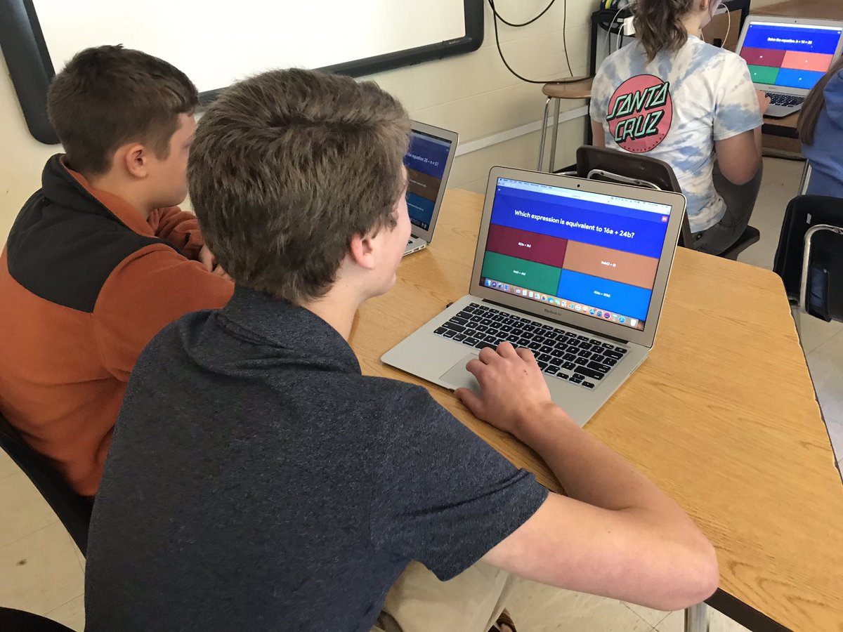 spedgeek's tweet photo. To celebrate the end of EOC testing, Mrs. McCloskey’s class got their @gimkit on yesterday. Gaming in Algebra...who says learning can’t be fun! #BartlettAcademy #BCS1BestThing #edtechchat #teachingoutsideofthebox @AmyJurkovic #mathchat https://t.co/KkKauqijF6