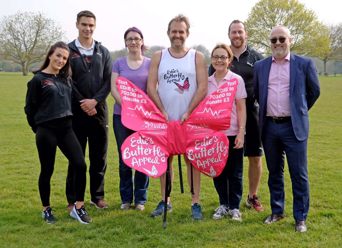 EdPaulWinspear's tweet photo. Look out for me running for @ButterflyEdie in the @LondonMarathon. You don’t need to know my number - I’ll be winging it #LondonMarathon #LondonMarathon2019 #pinkbutterflyman #inmemoryofEdie @enable_UK @mwfitnessstudio @StortfordIndie https://t.co/Fb9qToZAPi