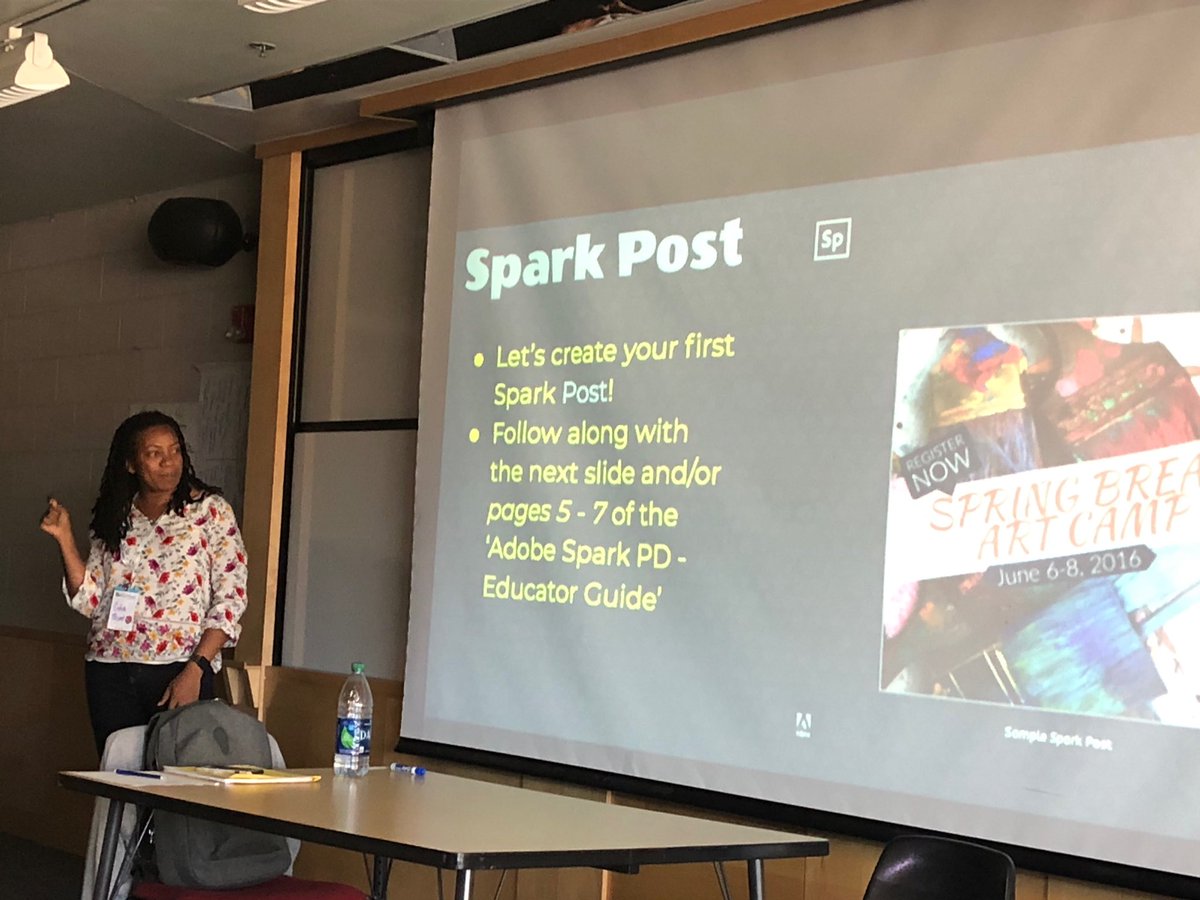 fcdurham's tweet photo. Learning Adobe Spark with ⁦@cutiablunt⁩ ! What an amazing resource for staff and students! Thinking Digital Portfolios... ⁦@AspenSchoolDist⁩ ⁦@edtechteam⁩ https://t.co/eAHI8Kl1o7