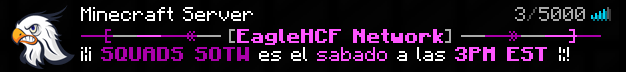 EagleHCF's tweet photo. HUB WHITELIST OFF

SOTW KITMAP takes place in 1 HOUR
SOTW SQUADS takes place in 2 HOURS

RT and Follow for a chance to win an Eagle+ Rank 🎉 https://t.co/XiCfa8qLDb