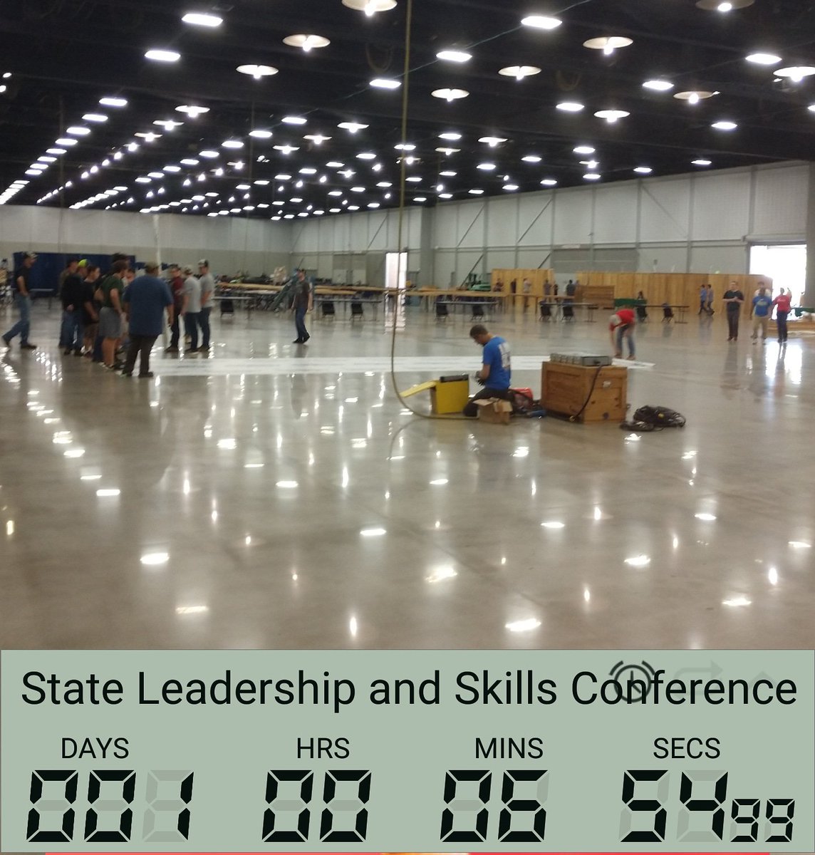 One more day!
Volunteers already on site setting up for the SkillsUSA Oklahoma Championships.
#2019OKSLSC