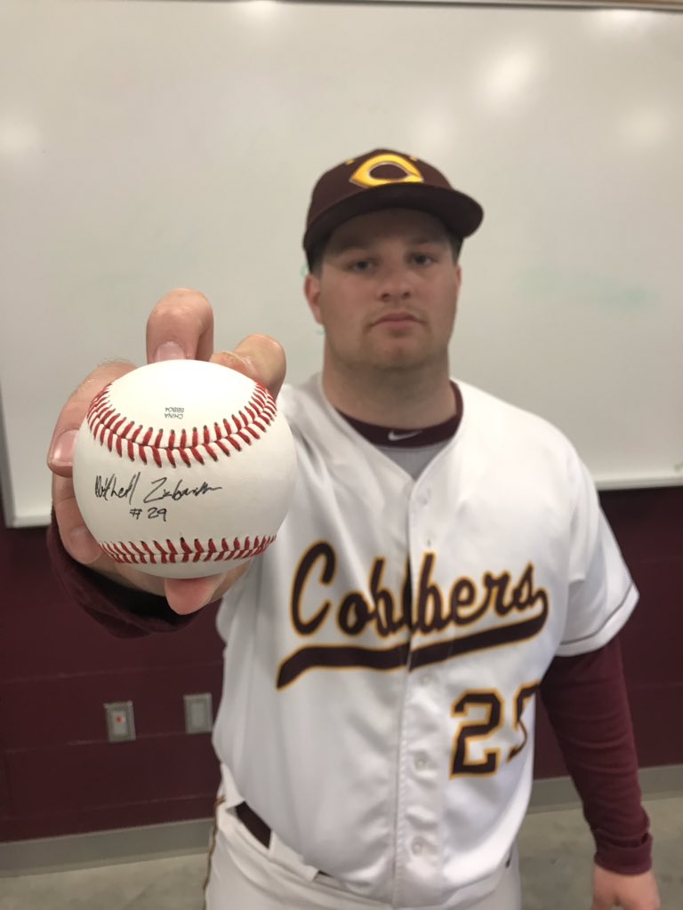 Happy Cornstock Cobbers! We hope to see you all at the Buck @ 1 o’clock for senior day and two great games ⚾️

Like this tweet and one lucky fan will receive and autographed <a href="/MittyZiebarth/">Mitchell Ziebarth</a> baseball