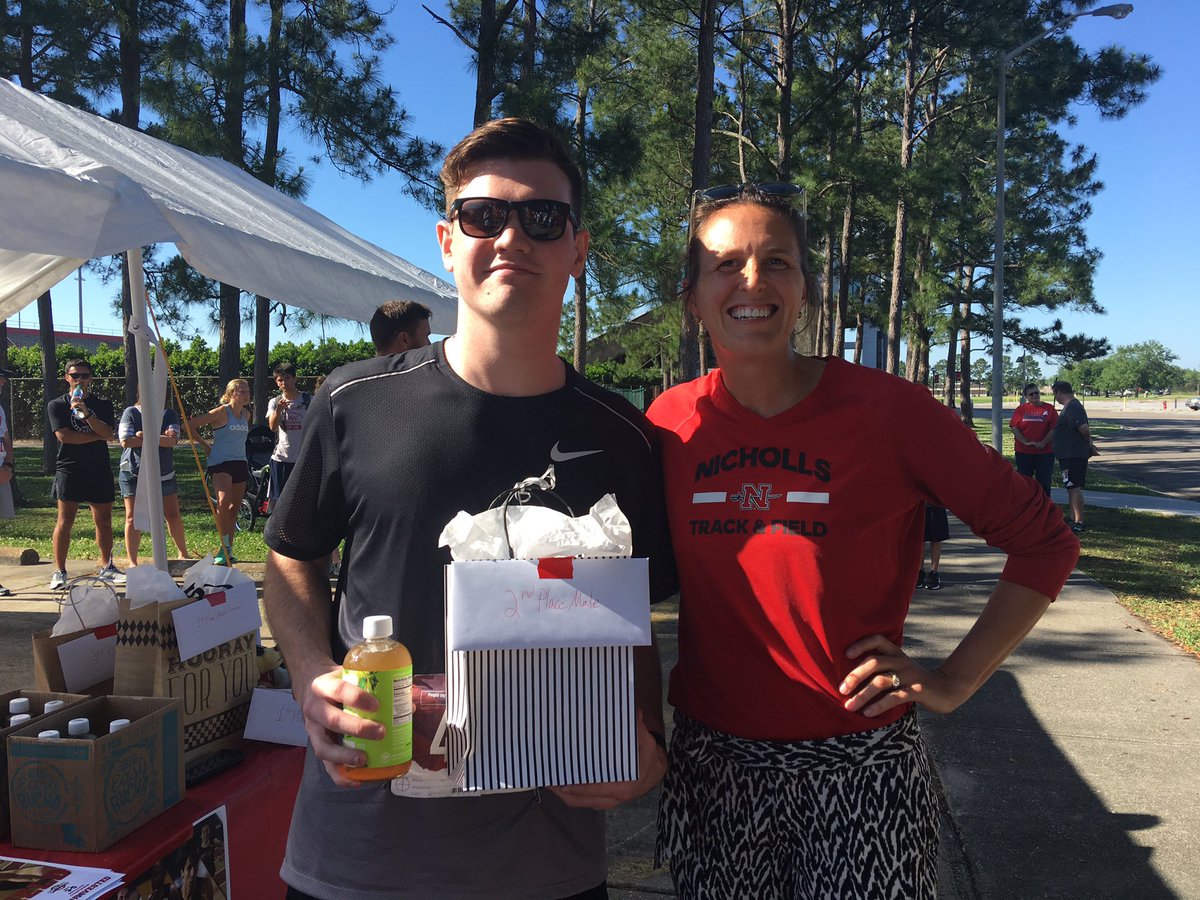 Nicholls_XCTF's tweet photo. Congrats to all the winners in this morningโs #Colonel5k https://t.co/9bZnbwdycW