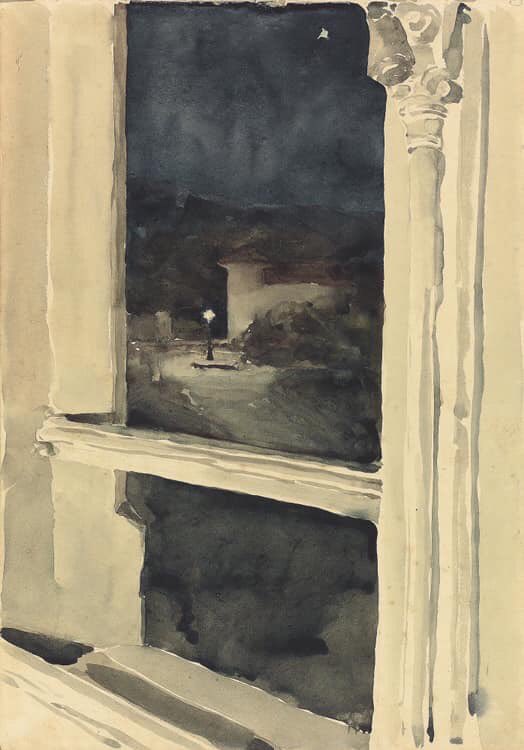 🍃💐🌿 Maria Yakunchikova (1870 - 1902)🌿💐🍃
“View from a Window at Night,1896”
watercolor on paper🌿💐🍃 #MariaYakunchikova #art #beautiful #watercolor #window #night #artlover #view