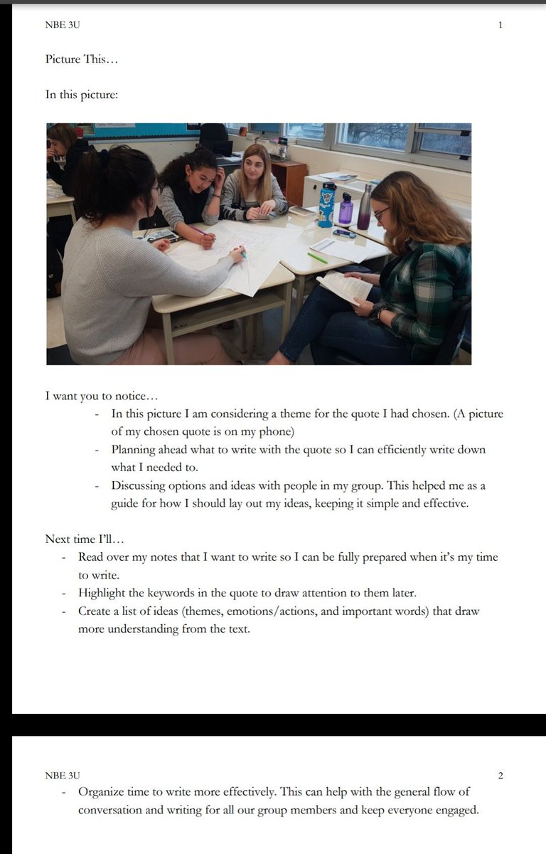 MrsSHubble's tweet photo. After attending @Thinksym with @Sandra_Herbst , @HelsbyHill and I decided to take the Picture This strategy and use it with our book club discussion (accountable talk) metacognition. I am loving the responses that have been submitted so far. https://t.co/rs9477wAJI