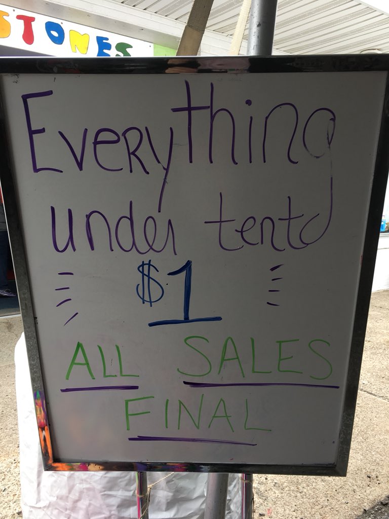 EriePrincesses's tweet photo. Stop and see our friends at @Milestones_Erie for their famous PARKING LOT DOLLAR SALE
1000s of items under the big enchanted tent for just $1.00
(no fairy godmother necessary!!!)
Today 9-5, Sunday 12-4
3735 W. Lake Rd https://t.co/sRwesTs3fH