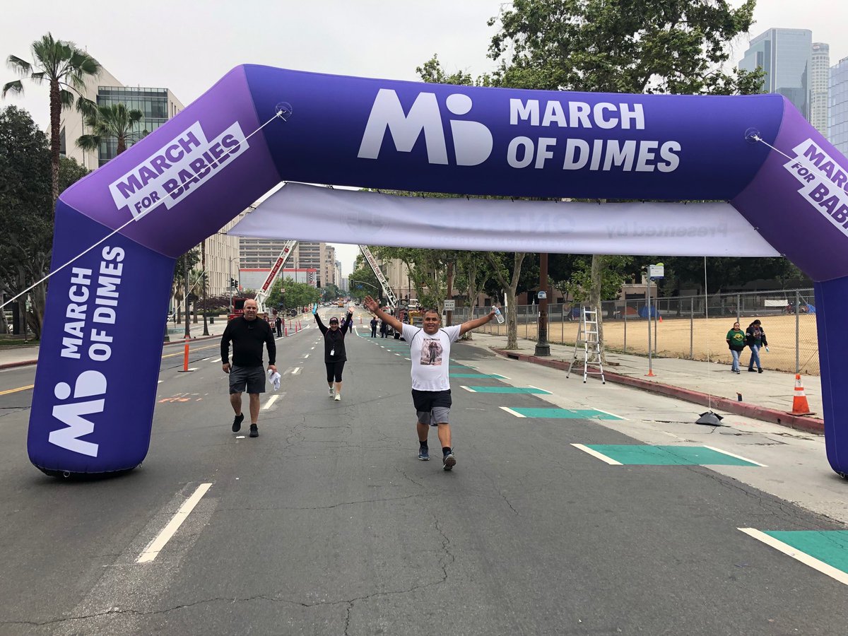 Team Traffic Group supporting the March of Dimes on this beautiful Saturday morning. <a href="/LAPDGirmala/">Asst Chief Girmala (ret)</a> @LAPDBlakechow