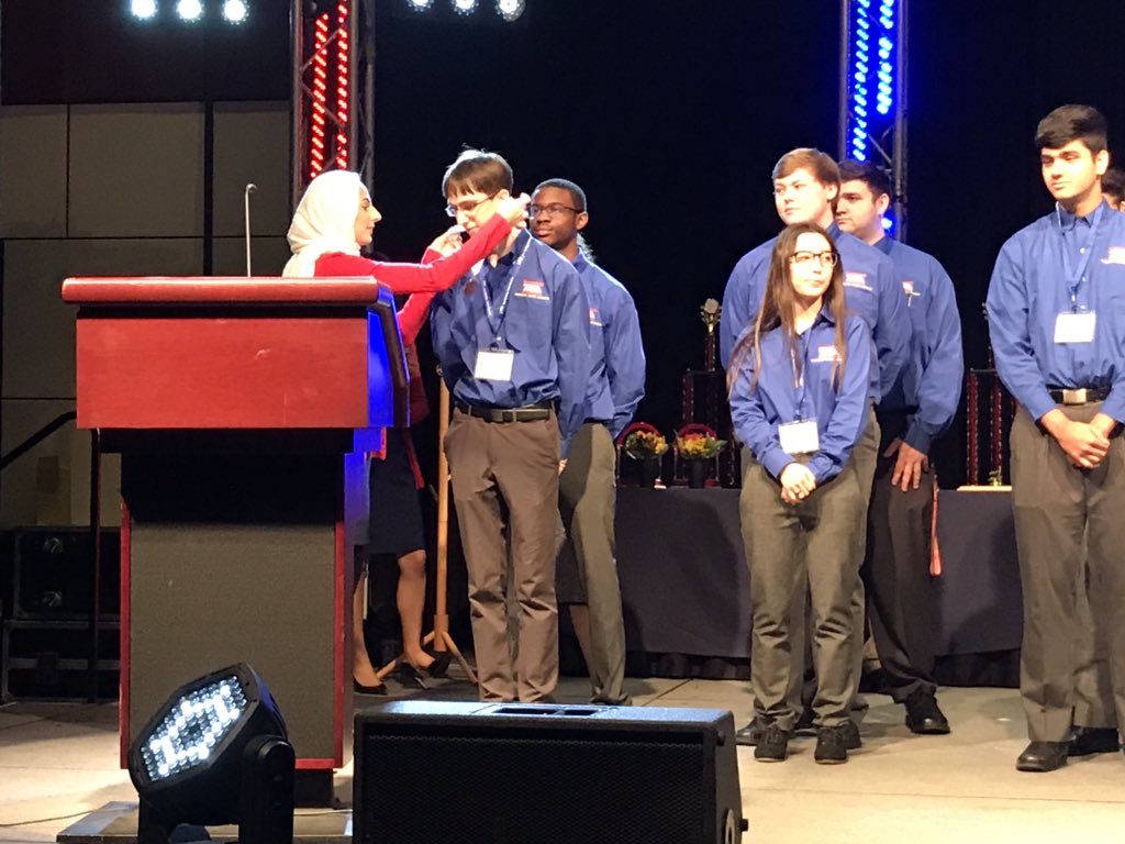 Congrats to Carson Perkins, Michael Buford, and Kim Spencer for placing 3rd in System Controls Technology at Texas TSA State!