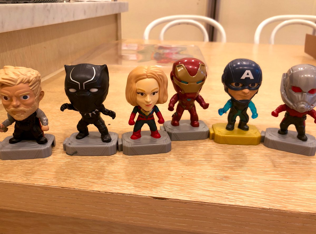mcdonalds avengers mystery figures