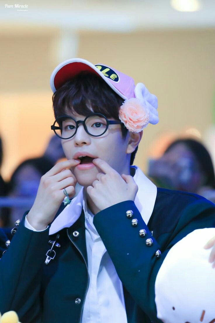 And the last one I have. Dinosaur minnie. Feel free to add more pictures of seungmin with open mouth 