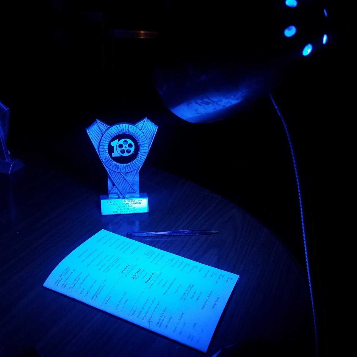 A little behind the scenes action at this year's <a href="/KISDFilmFest/">KISD Film Festival</a>! Clips and awards continue on the hour through 5 p.m. at @TCHSTalon. Stop by for the Documentary, Music Video, Comedy, Story, and Class Produced categories!