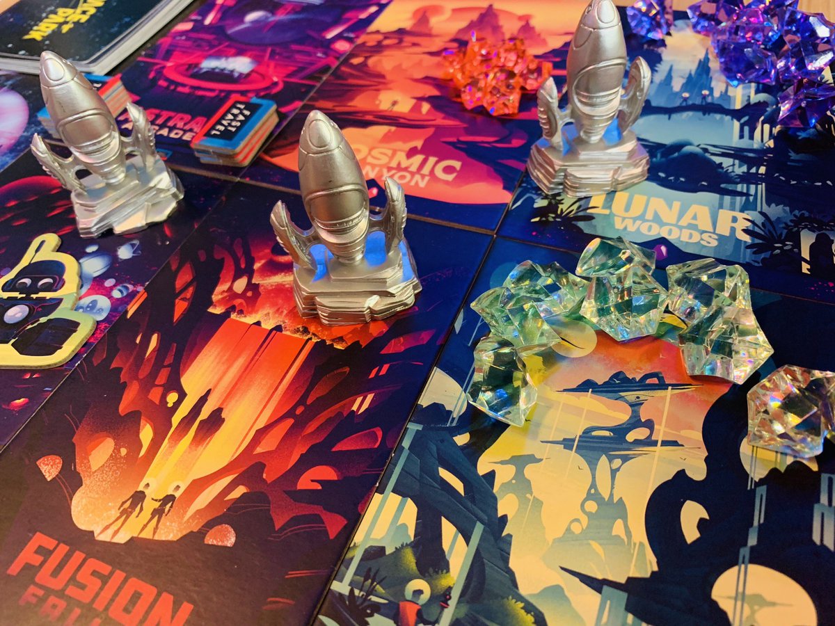 TheMotleyGeek's tweet photo. The ships! The art! A light filler, with a ton of enjoyment packed in to it. Pro tip: get the remote!
๐ฒ: #SpacePark
๐: @KeymasterGames
๐ง : #ActionProgramming #EngineBuilder
#TheMotleyGeek #geek #geekgirl #tabletop #tabletopgames #tabletopgaming #bgg #boardgames #brainhackr https://t.co/Johi5RoIsc