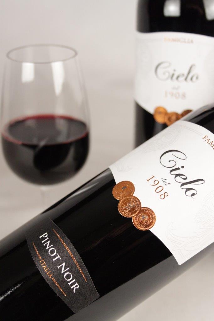CSWS_MB's tweet photo. A bright noir, unique and chic. Silky body and persisting taste. Look for @1908Cielo #PinotNoir at your local @LiquorMarts. 🍷 https://t.co/LxdMcdkhcz