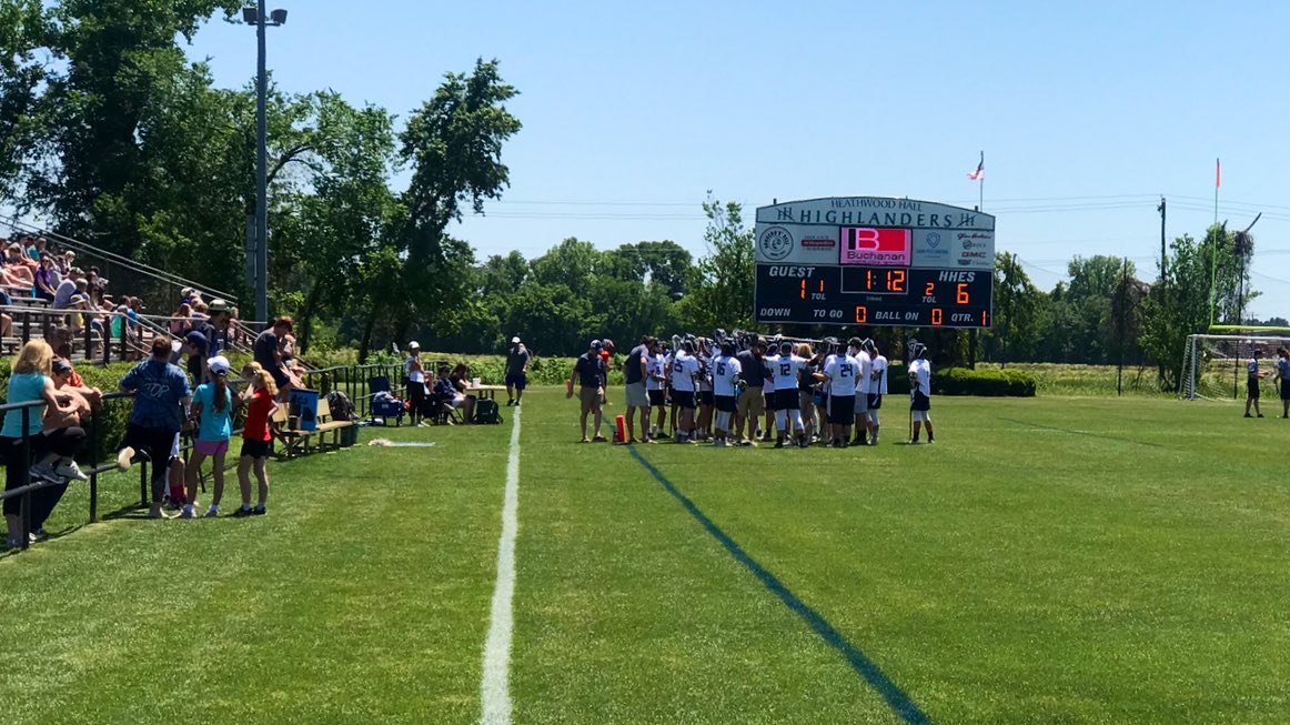 AthleticsHHES's tweet photo. Morris & Moran tack on goals before the end of the period for #HighlanderLAX.
After 1 quarter, Heathwood leads LMA 6-1. https://t.co/ExHai9TEtR
