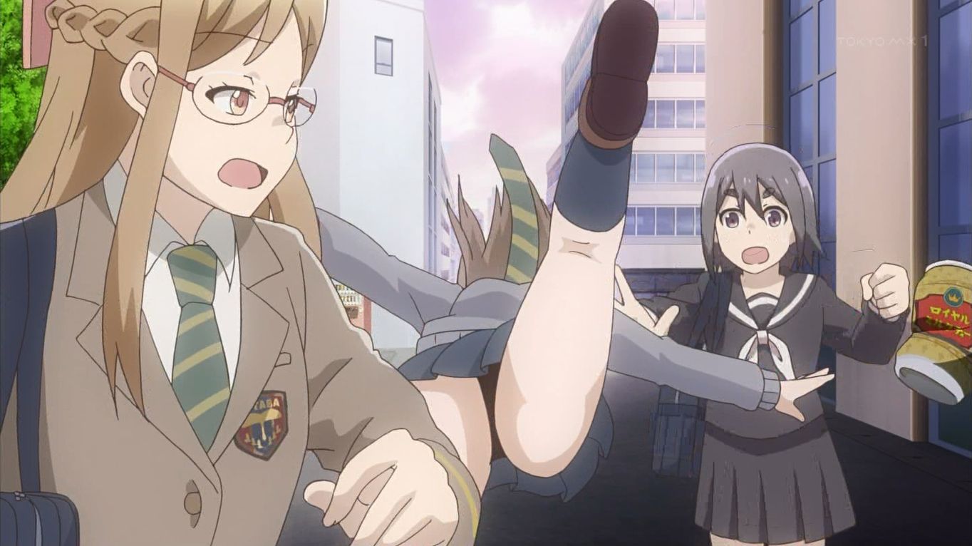 Aranime 女子かう生 1話 女子かう生とふともも 台詞ゼロのショートアニメ 効果音とjkの反応だけで進む物語 漫画を読んでいるみたいな面白さ Jkの太もも こんなに 色気 がないのも珍しい 友達を挟んで遊んだり 庶民的なやり取りが良い