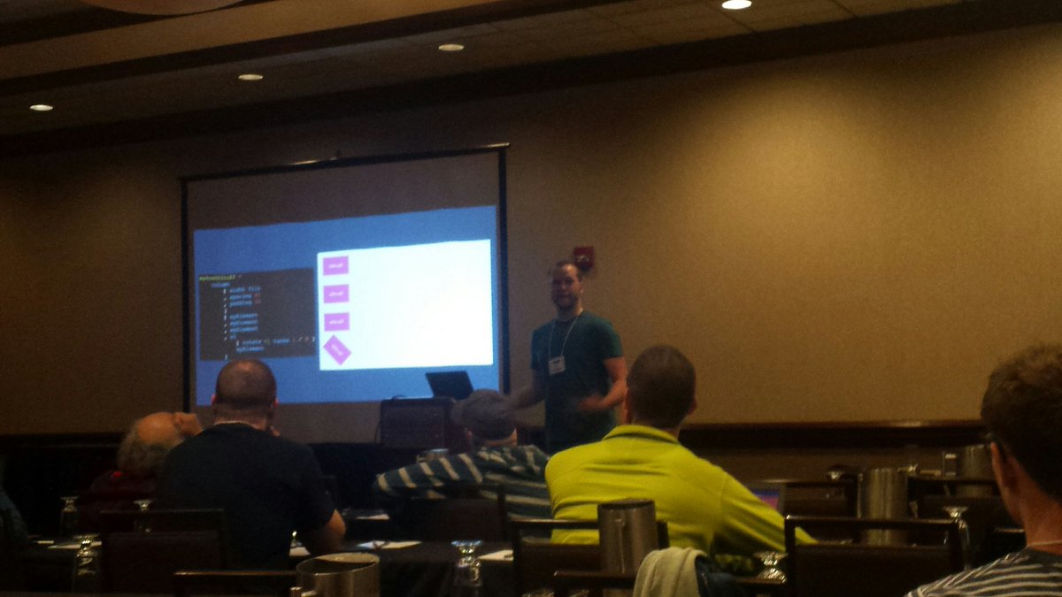 FunctionalKnox's tweet image. Learning about API Design with  @elmlang from @ckoster22 at #LambdaSquared!