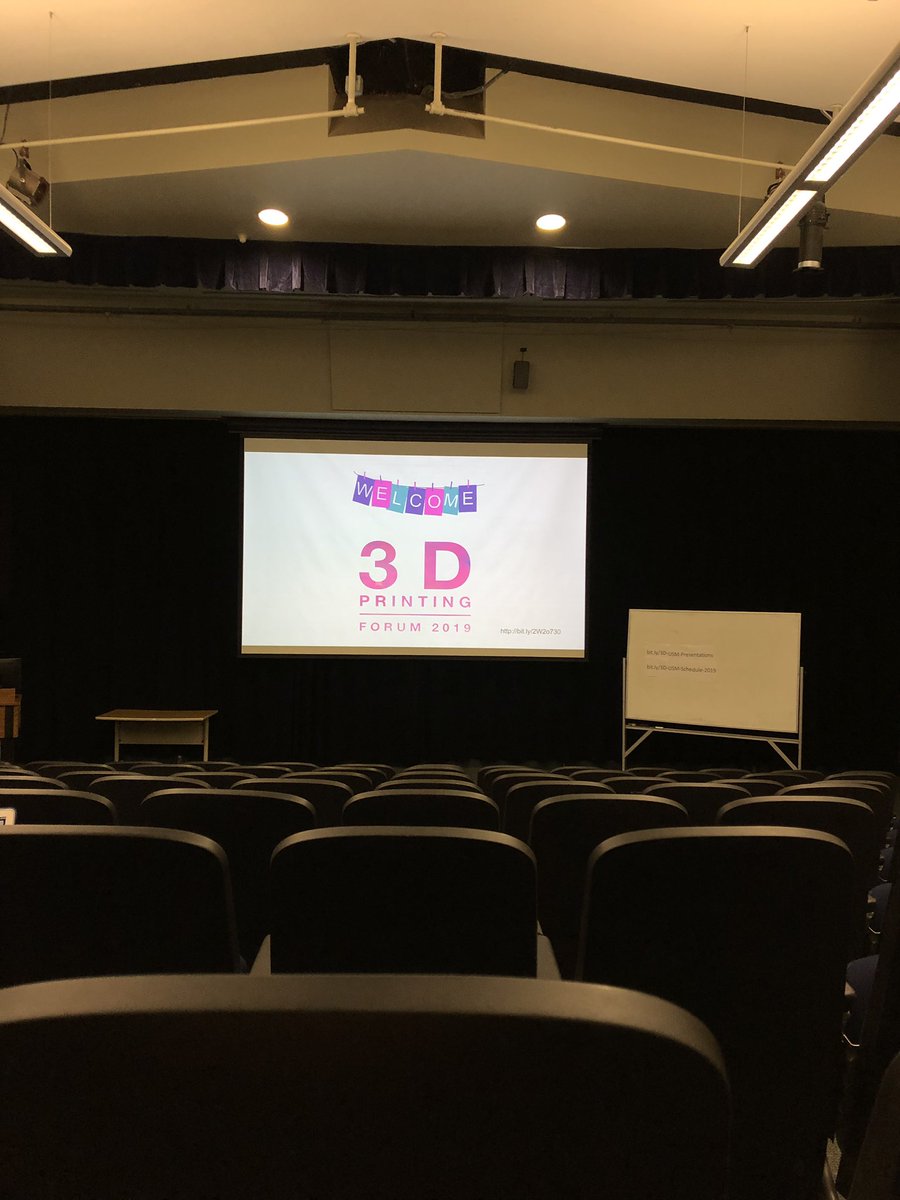 CHRHSMakerspace's tweet photo. Amazing things happening with 3-D Printers in Maine. USM 3-D Printer Forum. https://t.co/63defP0rsU