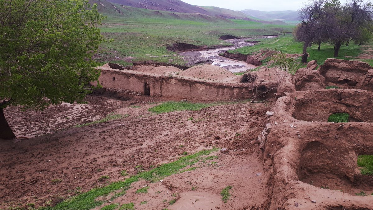 ShnizaiM's tweet photo. Although flood-stricken, but the green and beautiful plains of Gulran District of Herat give us hope for a good year ahead and an end to drought. #Drought #Gulran #Herat https://t.co/IWgrFPedjg