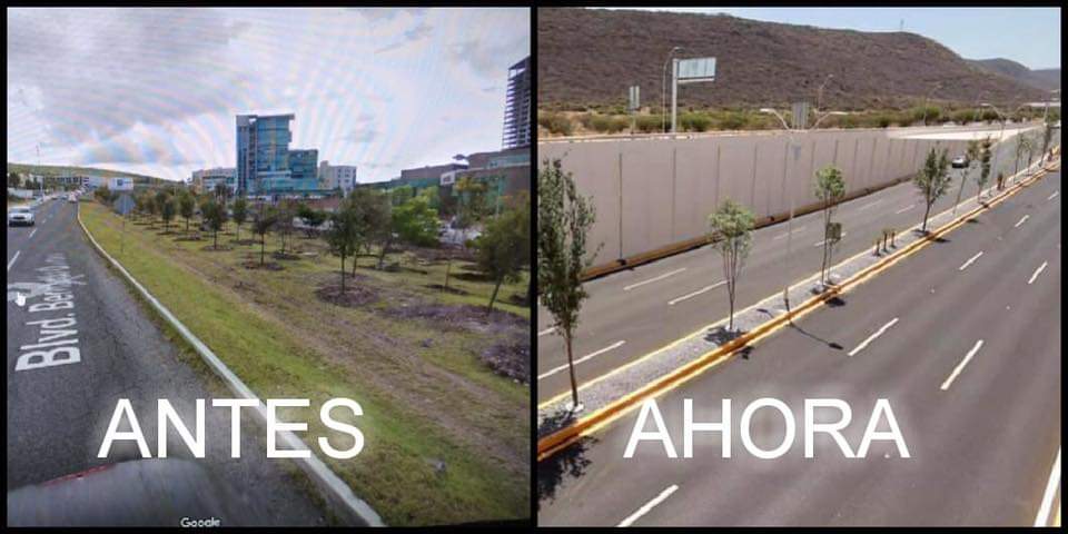 QueQroSeEntere's tweet photo. La obras modernización en Bernardo Quintana recientemente entregadas contemplaron una disminución en la masa arbórea de la zona @SDUOPQro @gobqro @PanchDominguez https://t.co/3rn3LcY0LM
