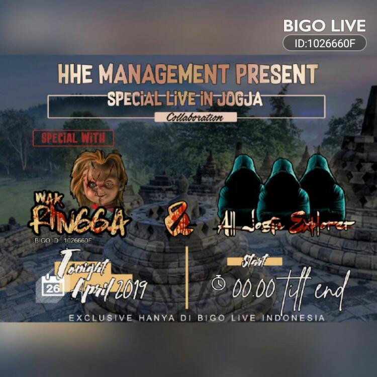 Masuk dan nonton LIVE 🐕ʷᵃᵏRINGGA🔑₆₉ di #BIGOLIVE: special explore jogja  
bigo.tv/sid/2230337733…