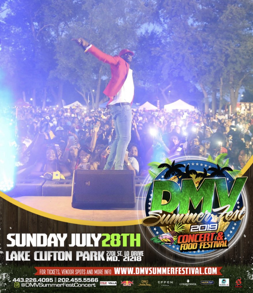 dmvsummerfest's tweet photo. Jus when you thought it wouldn’t get any better, we added the best performer right now in #Dancehall, @dingdongravers aka #WorldDing 👑to the highly anticipated  lineup‼️

performing all his hits like #DiGoodThingDem #Flairy #Fling &amp; more 
visit https://t.co/01gMlkcxcQ 4 your tix https://t.co/g7lGXu1dHB