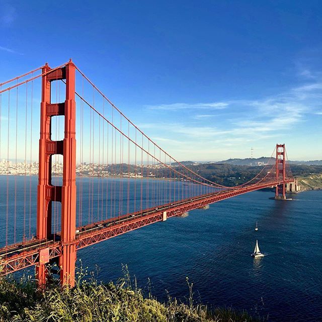 The Bridge 🌉 !

#visitcalifornia #wildcalifornia #sanfrancisco #goldengatebridge #sf #california #visittheusa #usa #travel #traveller #bridge #sea #water #mountains bit.ly/2UNchrP