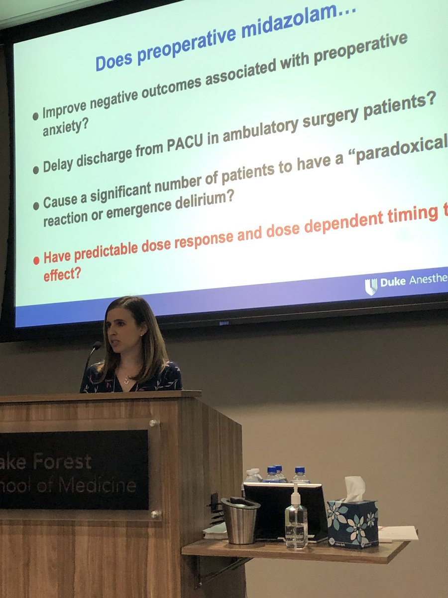 PedsAnes (@pedsanes) on Twitter photo Dr Lisa Einhorn <a href="/Duke_Anesthesia/">Duke Anesthesiology</a> discusses the pro side of the debate for routine use of preoperative midazolam. <a href="/ThePeoplesDr/">Dr. Zeev Kain</a> (Dr Zeev Kain ‘s) name has been dropped just a few times! #pedsanes19 Dr Lisa Einhorn <a href="/Duke_Anesthesia/">Duke Anesthesiology</a> discusses the pro side of the debate for routine use of preoperative midazolam. <a href="/ThePeoplesDr/">Dr. Zeev Kain</a> (Dr Zeev Kain ‘s) name has been dropped just a few times! #pedsanes19