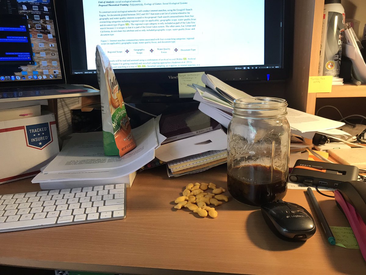 rogue_PhD's tweet photo. Current #QE prep status... am I doing it right?! #phdlife #COFFFEEE #AcademicTwitter #AllThePapers #AllTheBooks https://t.co/35WNzDg158