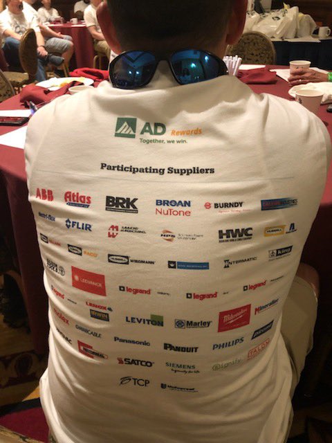 AD Electrical (@ad_electrical) on Twitter photo <a href="/AD_Electrical/">AD Electrical</a> @ADHQ_Rewards winners arrived in #Vegas and are sportin’ their racing shirts showing all our supportive supplier partners! Thank you to <a href="/Leviton/">Leviton</a> for being here w/us! Now who’s ready to race? #ADTogetherWeWin <a href="/deborahlhite/">Debby Hite</a> <a href="/TedBSimpson/">Ted Simpson</a> <a href="/AD_Electrical/">AD Electrical</a> @ADHQ_Rewards winners arrived in #Vegas and are sportin’ their racing shirts showing all our supportive supplier partners! Thank you to <a href="/Leviton/">Leviton</a> for being here w/us! Now who’s ready to race? #ADTogetherWeWin <a href="/deborahlhite/">Debby Hite</a> <a href="/TedBSimpson/">Ted Simpson</a>