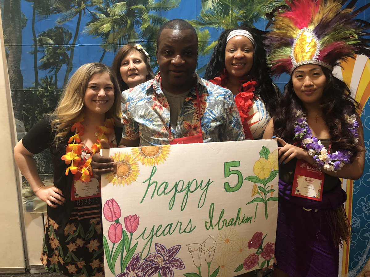 megseyler's tweet image. Ibrahim and his hula ladies!! #westchester #awardsweekend @AwardsWeekend