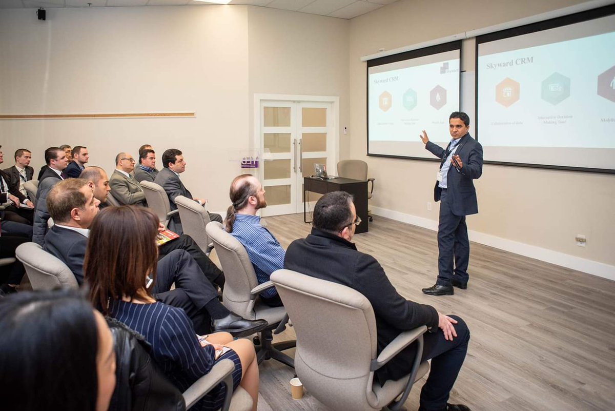 kshukla5's tweet image. Presenting &quot;why skyward crm is uniquely positioned to penetrate the Canadian market and be leader by 2025&quot;
#skywardCRM