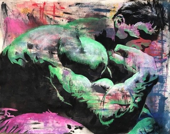 nycartgallery's tweet photo. Hulk Thinker (Le Green Penseur) https://t.co/kSjF2GLgtN https://t.co/WADZCwhp8t