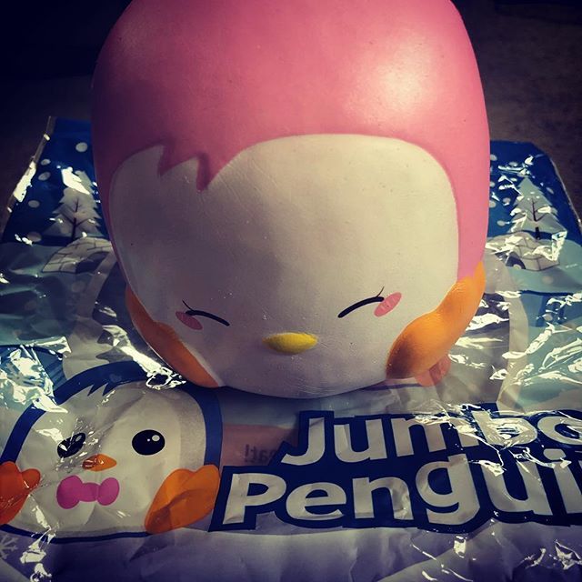 squishanie1's tweet photo. My beautiful #punimaru jumbo #penguin #squishy. So soft and #slowrising - really good at reducing #anxiety. #antistress #squishy #squishies #raresquishies #raresquishy #cute #squishycollector #squishycollectors #squishycollection #penguinsquishy https://t.co/XKrp1m8or4 https://t.co/syW7MK9QQ9