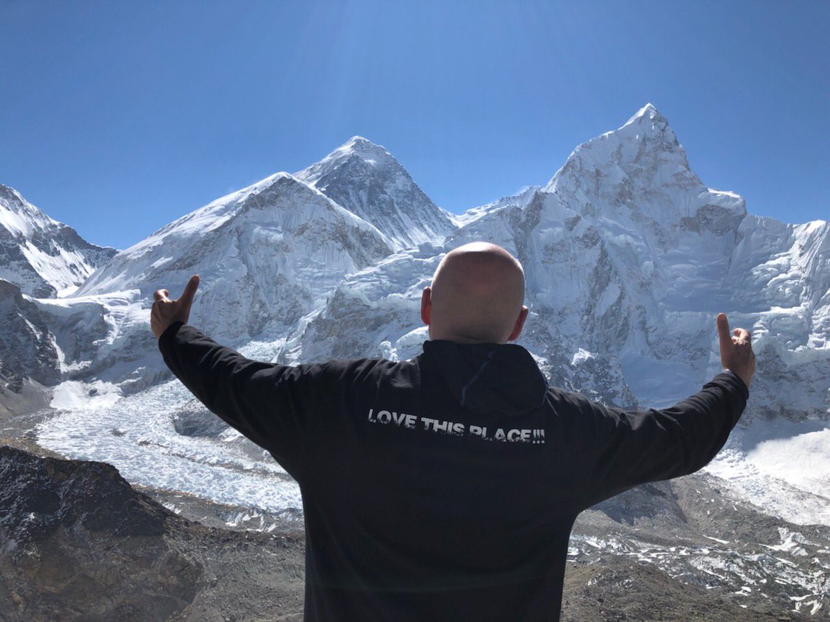 Wow! John Reid, 67 Years young, made it to Base Camp at Mt. Everest today! Love you John and so proud of you! It’s all about Lifestyle here at Greco! Thanks for bringing Greco to the Top of the World! <a href="/TonyGrecoTG/">Tony Greco</a> @GrecoLeanandFit <a href="/SeanReid26/">Sean Reid</a>