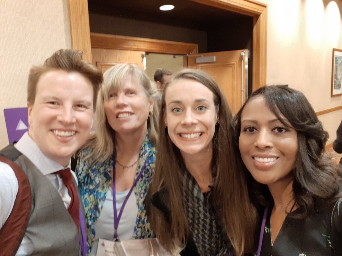 YMHCanada's tweet photo. #AAS19 #AAS365 #AAS2019 #AAS Reunited at ##AAS with amazing suicidologists working in schools providing comprehensive screening,  assessment,  support: trailblazers! @rucksackwnderer @Shhhmile @JohnAckerman78 and others! https://t.co/eroI20n5VG