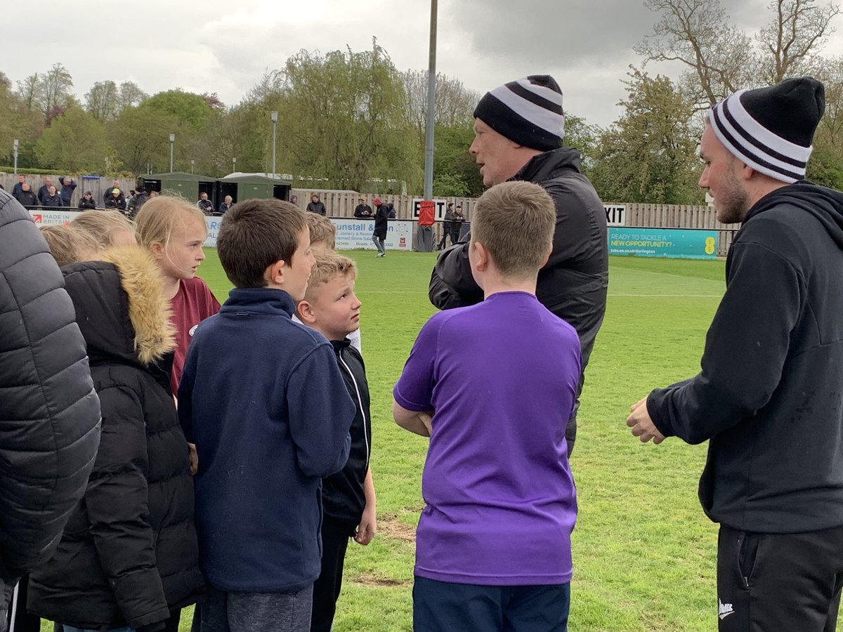 DfcProg's tweet photo. Big welcome to the kids from Stephenson Way Primary School for the MDE , hope you had a good day, it was a pleasure having you! @Official_Darlo @DarlingtonBS https://t.co/4HXQxJBEd6