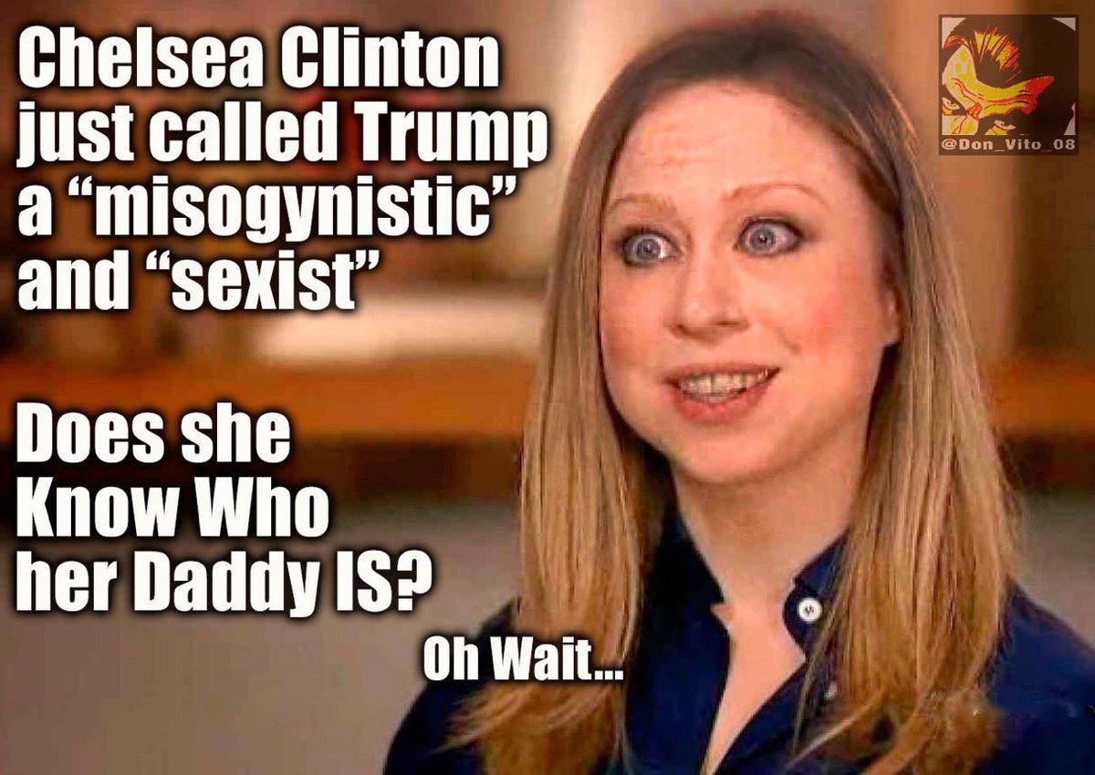 JonJBurrows's tweet photo. Celery Clinton has always been a dim bulb. #ChelseaHubble #Chelsea #ChelseaClinton #HaitiQueen #CeleryClinton https://t.co/i3Xl4Ap1mm