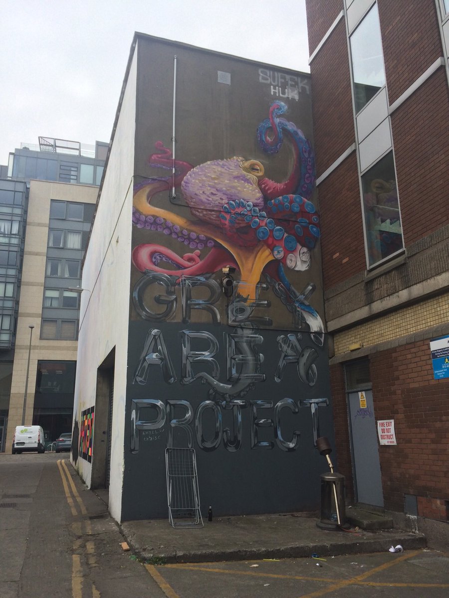 Sprocketburp's tweet photo. Strolling through Smithfield.... #StreetArt #Dublin #GreyAreaProject https://t.co/u64RwgyQaP