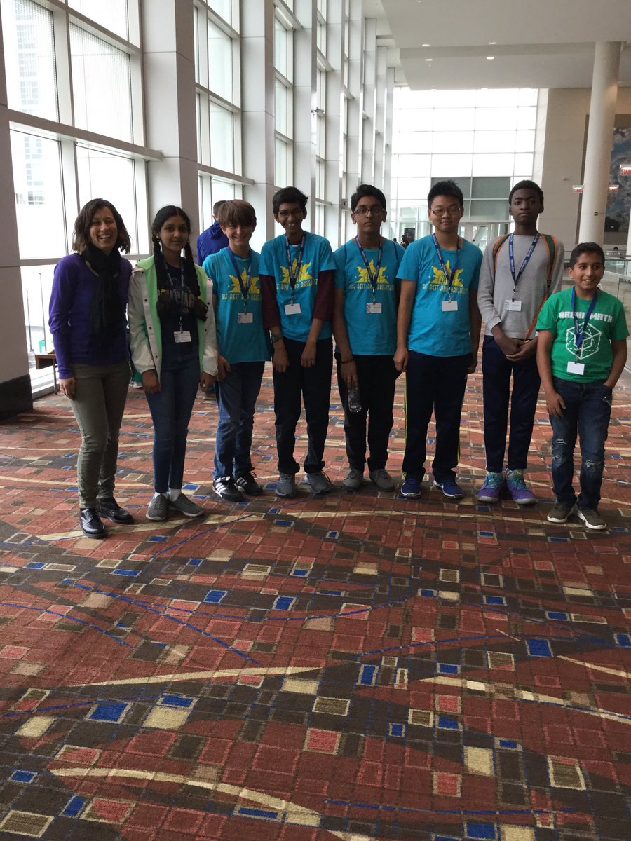 MathCON's tweet image. We’re happy Archimedean Middle School representing sunny Miami was able to join in the fun @MathCON2019 #MathCON2019 #Archimedeanschool