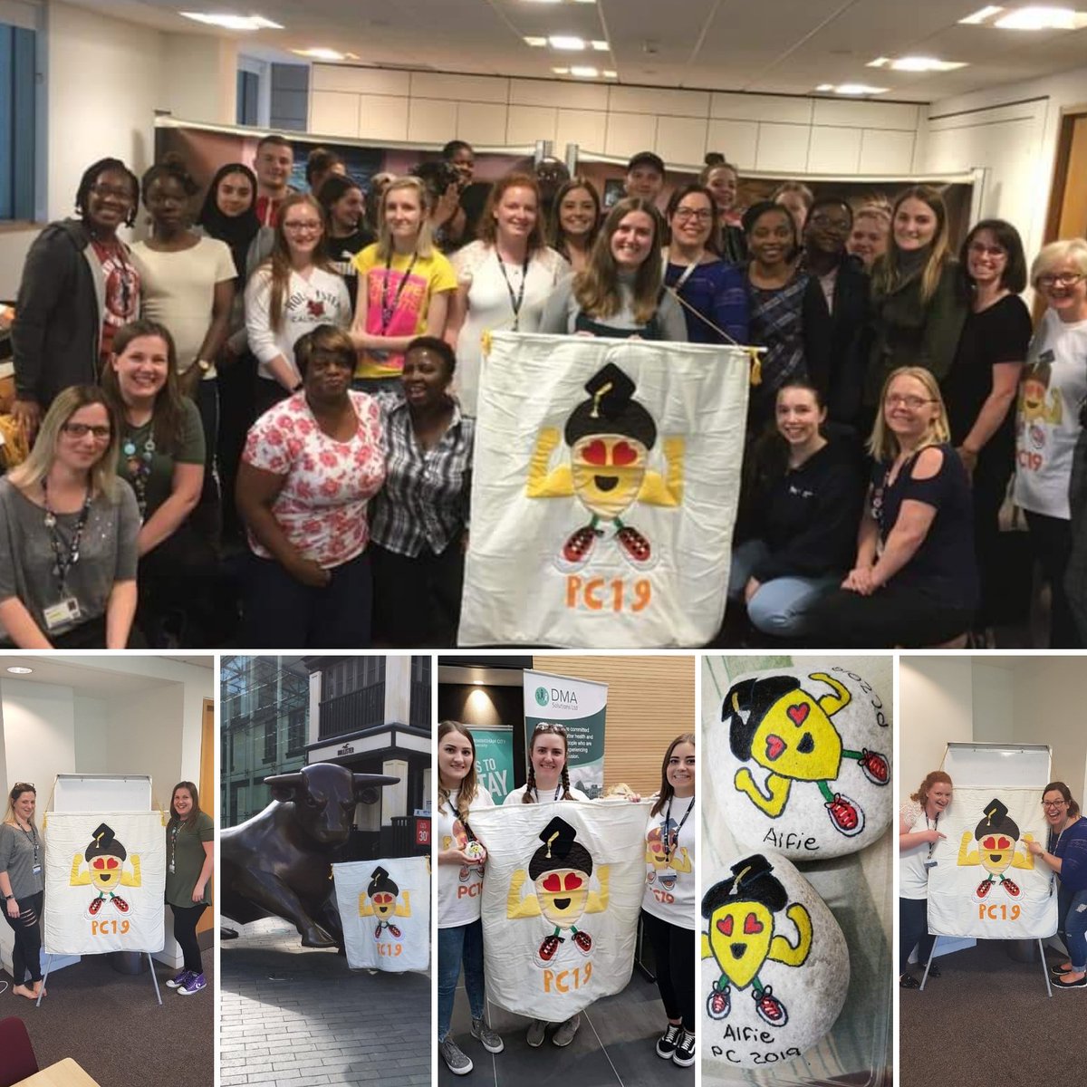 LissaAngrave's tweet photo. Alfie wanted to say thank you to everyone who came to #PCPC19 We hope you all enjoyed yourselves in Birmingham like he did! It was a privilege for all of us at BCU to host for you all. We hope you all got back safely!
Also a massive thank you to the creator of Alfie @gedsworkone https://t.co/7CiuVki3mN