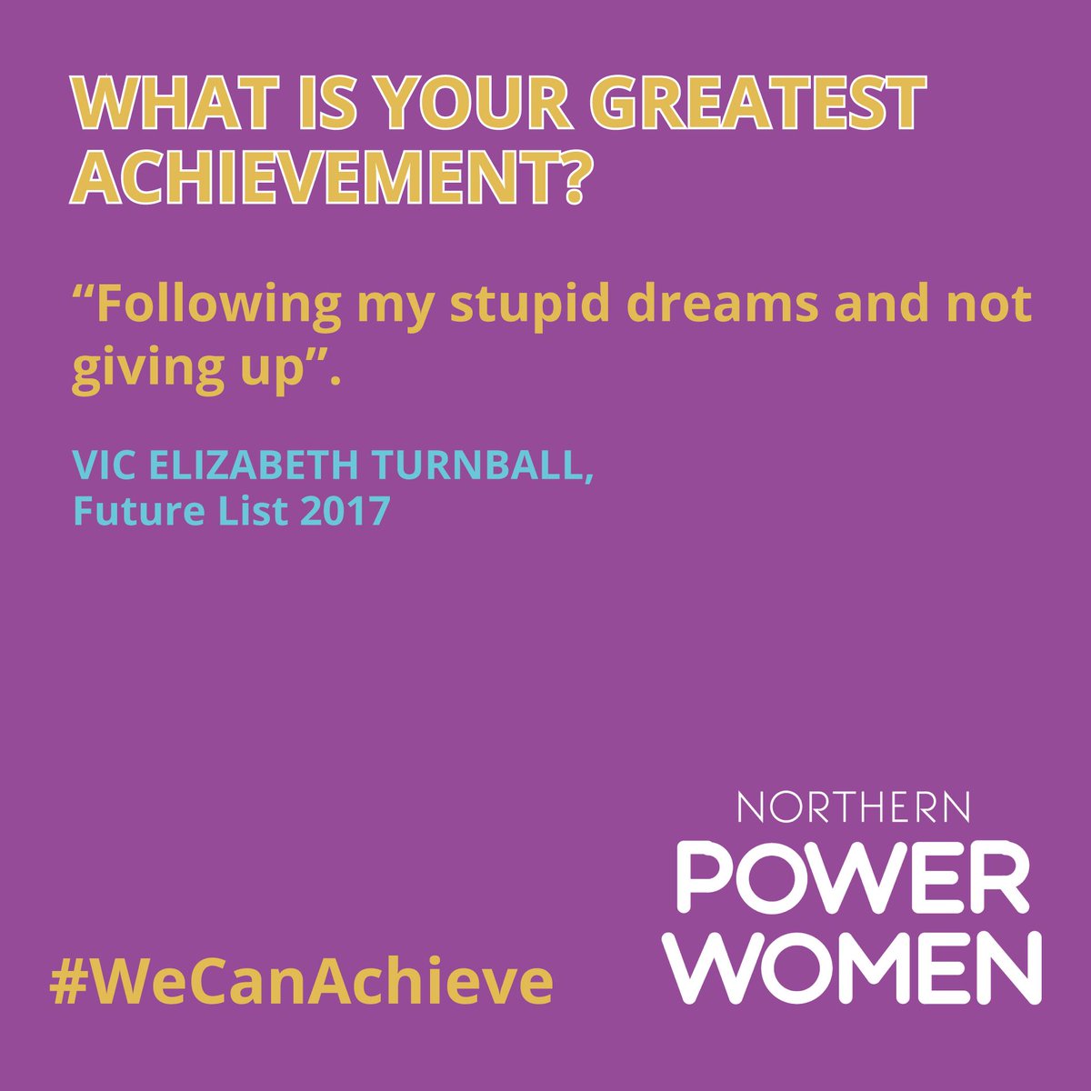 This week we asked our Future List and Power List to celebrate their successes 🌟⁣ #WeCan shout about the things we have overcome, #WeCan be proud of what we have accomplished and #WeCanAchieve anything we put our minds to 🙌🏻 ⁣ft. <a href="/IreneEsi/">Irene Afful</a> @_captainkate <a href="/paw_lean/"></a> <a href="/SilentVic/">Vic Elizabeth Turnbull</a>