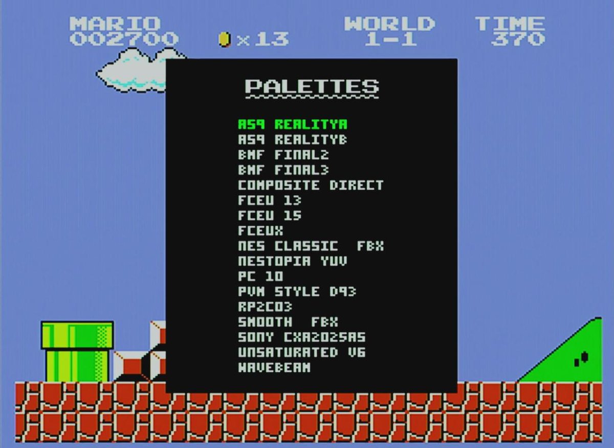 ElectroModder's tweet image. Not sure if I ever showed this off. Here's a Famicom RGB mod board I made at the start of last year. It has 17 built-in colour palettes which you can change on the fly. This is actually where the CPLDs for the first adapters came from!