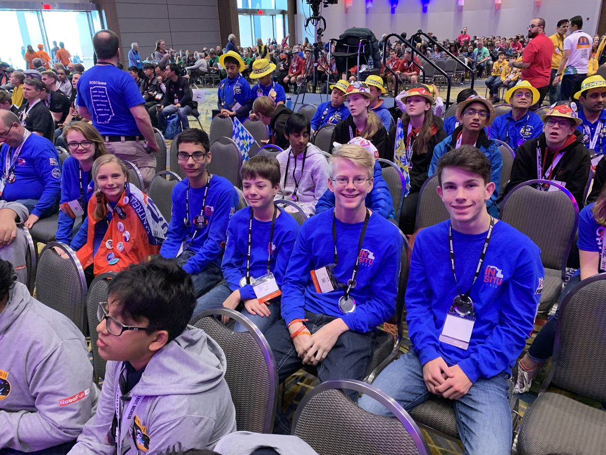 Ready for the awards presentation at <a href="/firstlegoleague/">FIRST LEGO League</a> World Festival. It’s been a great week. Good luck to all the awesome teams! #INWORLDCMP