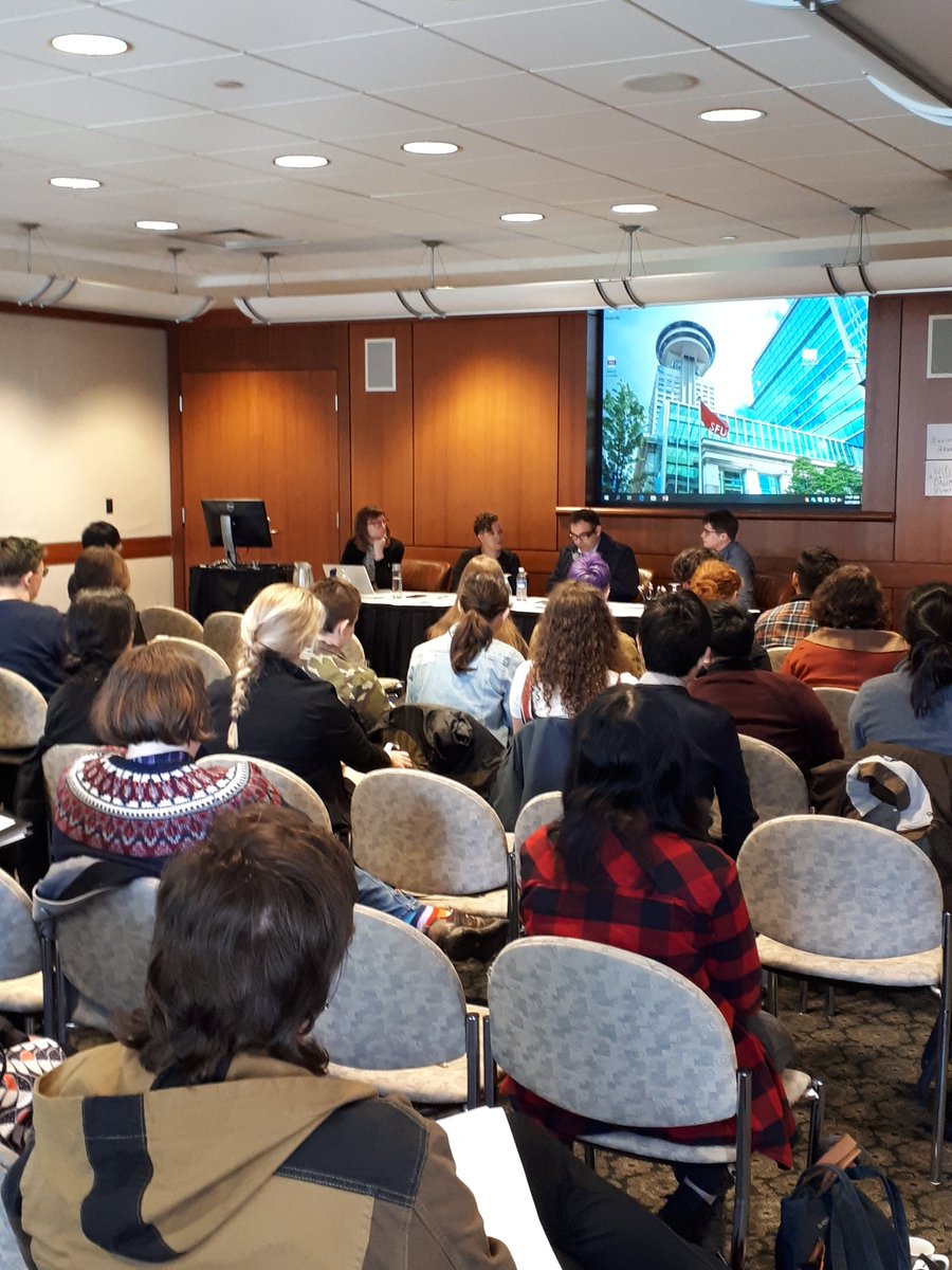 AsexualityCon's tweet photo. Second panel of Day 2! Queer Approaches to Asexuality with Nicole Seymour, Benjamin Kahan, and Cynthia Barounis #ACEcon2019 https://t.co/UoG1bBQaBB