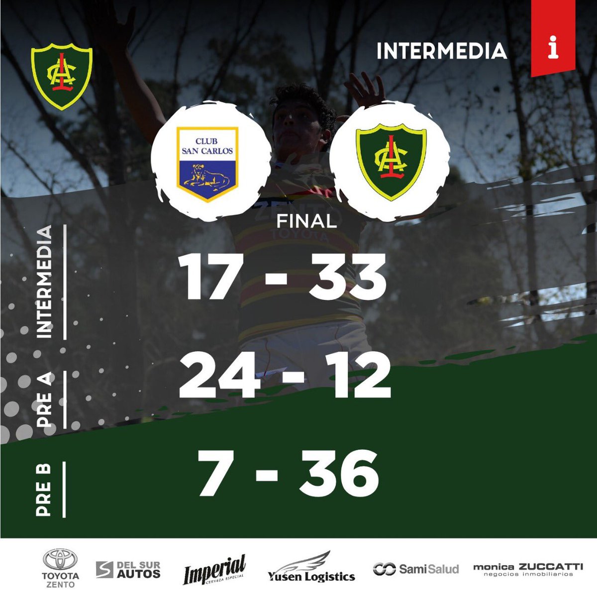 Ya juega la primera ante <a href="/sancarlosclub/">Club San Carlos</a> pero antes hubo tres partidos y estos fueron los resultados.
#VamosTricolores ❤️💛💚