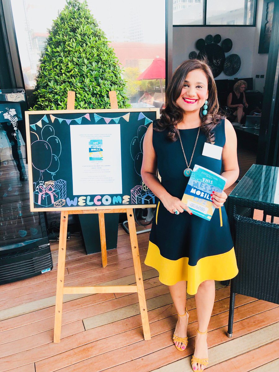 MariamNavaidO's tweet photo. Hugely excited to share the launch of my new book ‘This Messy Mobile Life’ at #FIGT2019 in Bangkok, Thailand this weekend! https://t.co/V0b6HEYUeD