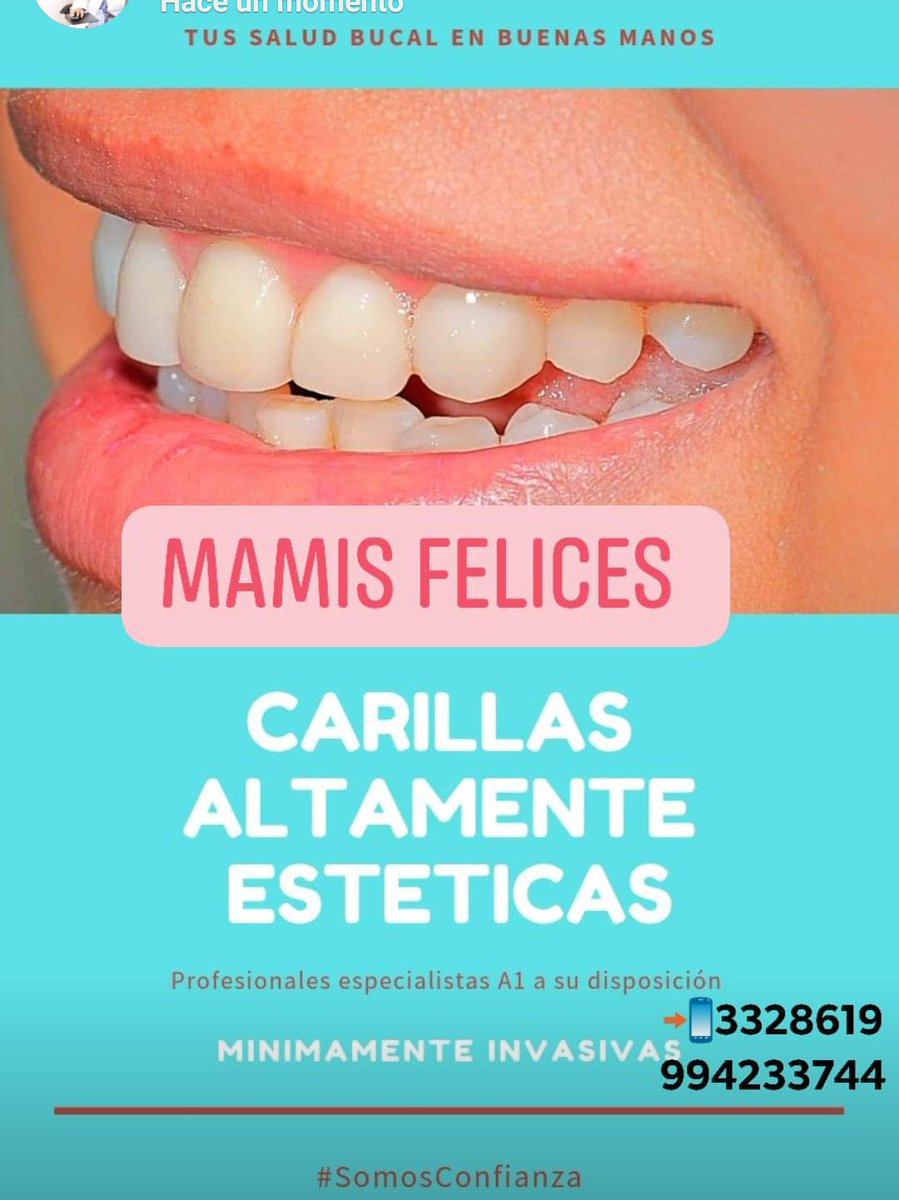 #MamisFelices #SonrisasEternas #Smile2019  #EllasLoMerecen #DiaDeMama #SomosConfianza  #SomosGarantia #MyHappyFriends  #SonrisasBellasSaludables

Citas 3328619 - 994233744
