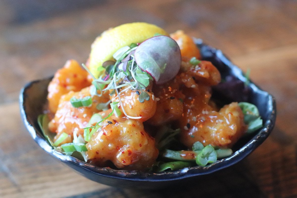 FudoATL's tweet photo. Your taste buds will explode after one bite of our Dynamite Shrimp. Photo by @EatingWithErica #dynamiteshrimp #chambleeeats #discoverchamblee https://t.co/7WKiScrEKU